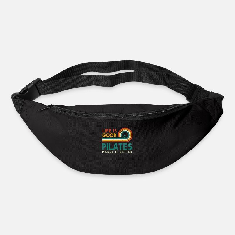 Life is good, Pilates makes it better for - Bum bag - black