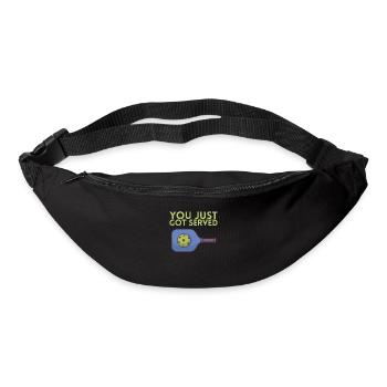 You just got served for Pickleball Player - Bum bag - black - Front