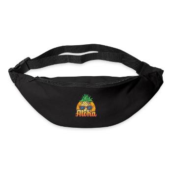 Aloha pineapple sunset design For - Bum bag - black - Front