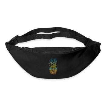 Pineapple Sunglasses Design For Beach Lovers - Bum bag - black - Front