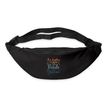 Pour le beurre ou pire, j’aimerais aller au - Sac banane - noir - Devant