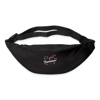 J’ai dit le projet de mariage de Yaaaas pour la mariée - Sac banane - noir - Devant