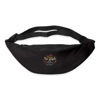 All because two people join the bride - Bum bag - black - Front