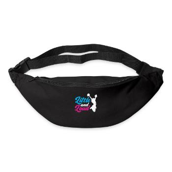 Design petit et bruyant pour les pom-pom girls - Sac banane - noir - Devant