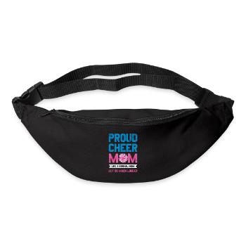 Proud Cheer Mom like a normal mom for - Bum bag - black - Front