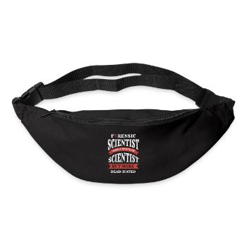 Forensic scientist like a normal scientist, - Bum bag - black - Front