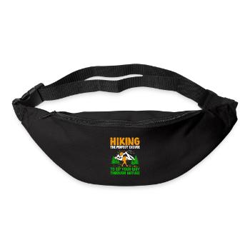 Randonnée Randonneur Alpinisme en plein air Nature Trekkin - Sac banane - noir - Devant