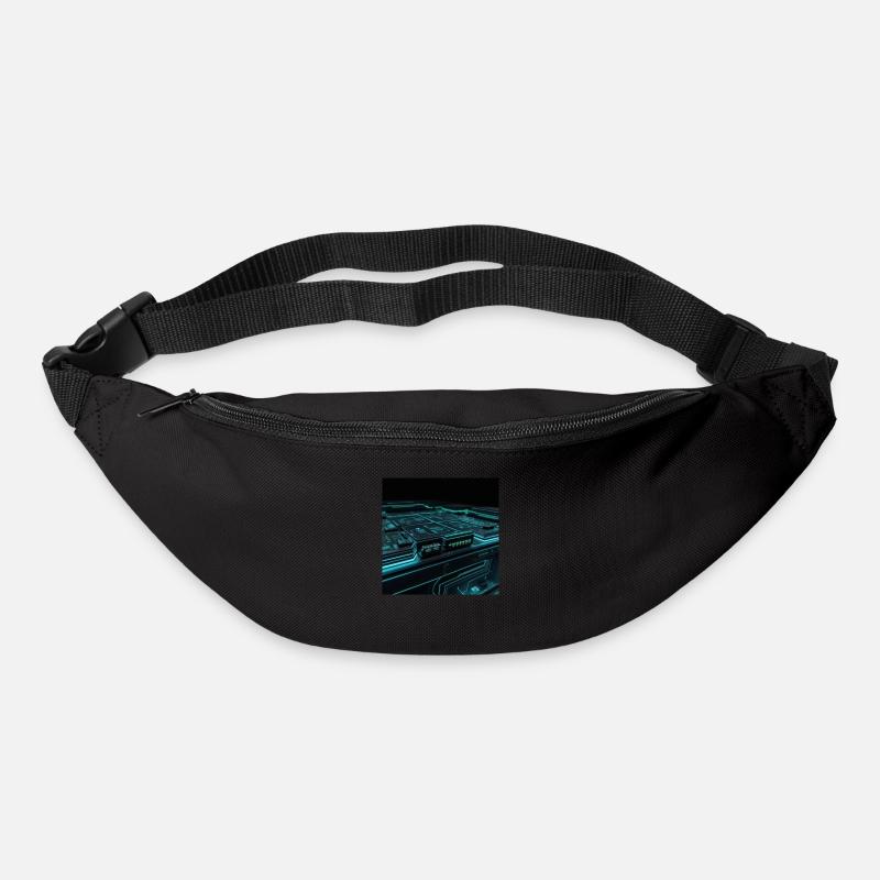 Cybernetic Circuitry - Bum bag - black