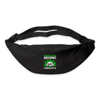 Mécanicien agricole Drôle de tracteur Mécanique Ferme - Sac banane - noir - Devant