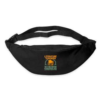 Literature Teacher School Teacher Funny Teachers S - Bum bag - black - Front