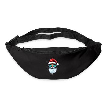 Santa Claus Cool Christmas - Bum bag - black - Front