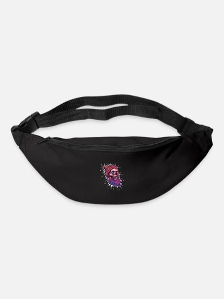 Crâne de bûcheron - Sac banane - noir