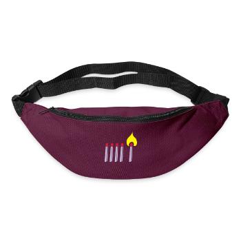 Streichholz Matchsticks Feuer Fire brennen burning - Bum bag - burgundy - Front