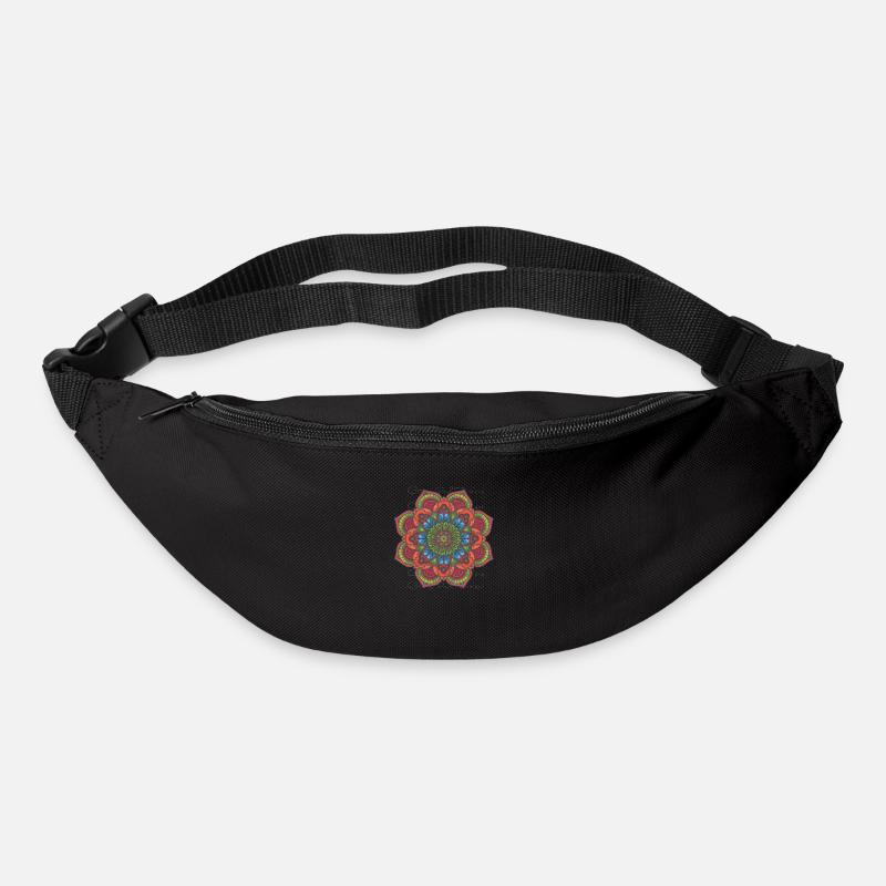 Mandala - Gürteltasche - Schwarz