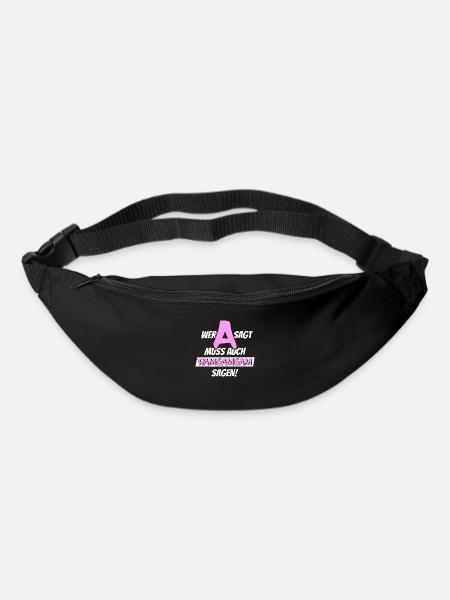 Wer A sagt muss auch Ramsamsam sagen, Aramsamsam - Gürteltasche - Schwarz