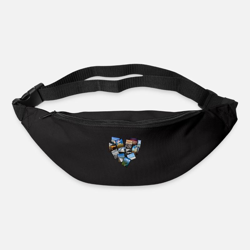 holiday vibes - Gürteltasche - Schwarz