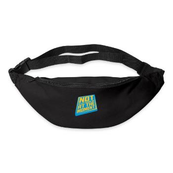Il ne se passe pas grand-chose - Sac banane - noir - Devant