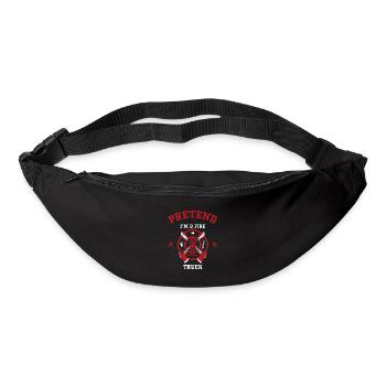 Pretend I'm A Fire Truck - Bum bag - black - Front