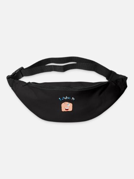Lebakas / Leberkäse / Fleischkäse V2 - Gürteltasche - Schwarz