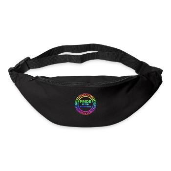 Stolz ist für alle da - Gürteltasche - Schwarz - Vorne