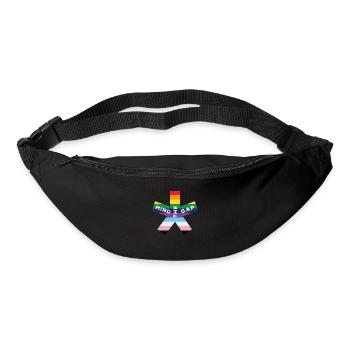 blockedTitle - Gürteltasche - Schwarz - Vorne