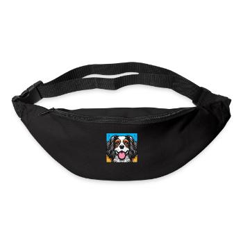 King Charles Cavalier Pop art - Bum bag - black - Front