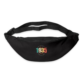 1935 Vintage Retro Birthday Gift 1935 - Bum bag - black - Front