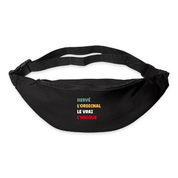 L'original le vrai l'unique hervé - Sac banane - noir - Devant