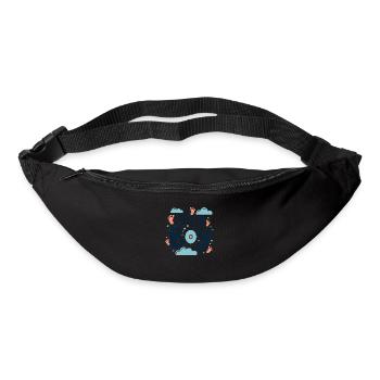 Willkommen Kleiner Junge - Es ist ein Junge - Gürteltasche - Schwarz - Vorne