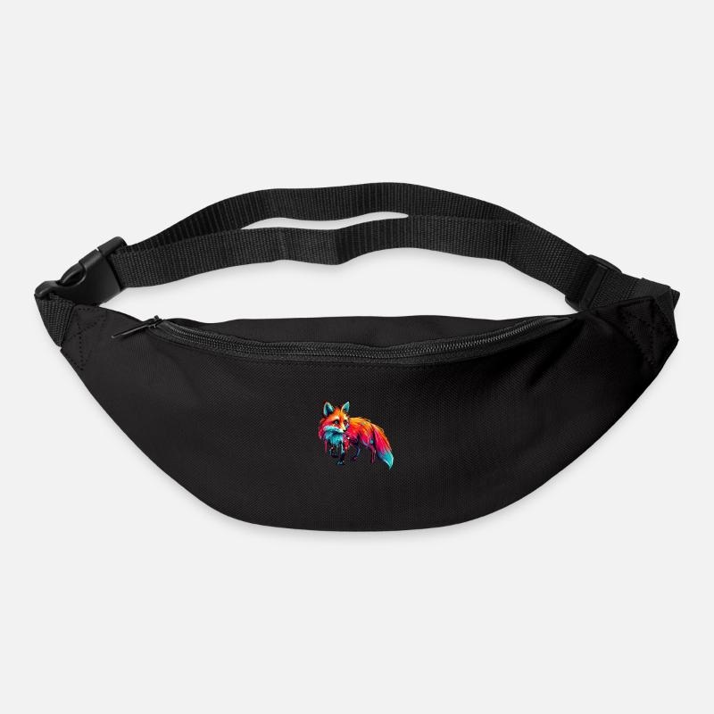 Peinture Fox - Sac banane - noir