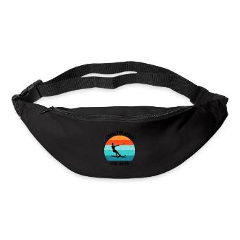 Water skis, water skis, water skiers - Bum bag - black - Front