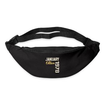 Geburtstagsgeschenk geboren im Januar 1978 - 1978 - Gürteltasche - Schwarz - Vorne