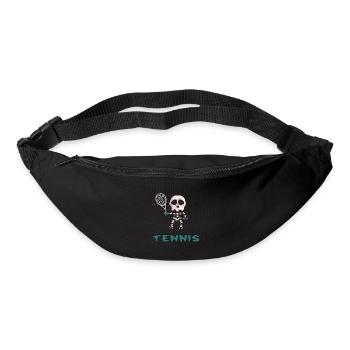 tennis tennis match joueur de tennis tennis-oldie - Sac banane - noir - Devant
