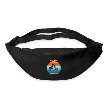 Excavator Excavator Driver Excavator Truck - Bum bag - black - Front