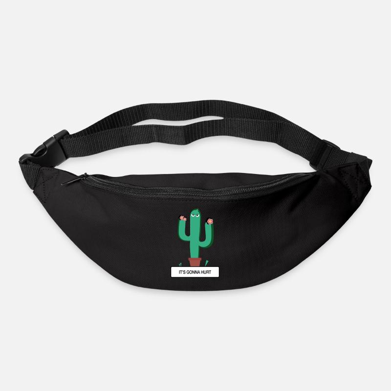 CACTUS - "It's going to hurt" - Bum bag - black