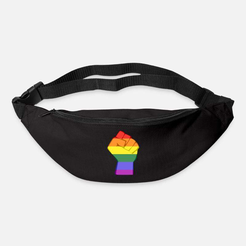 LGBT fist - Bum bag - black