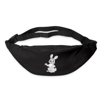 Mina, die Kaninchen - Gürteltasche - Schwarz - Vorne
