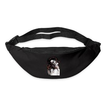 méduse - Sac banane - noir - Devant