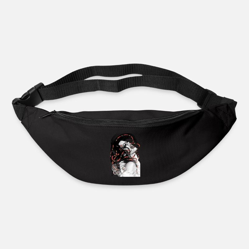 Qualle - Gürteltasche - Schwarz