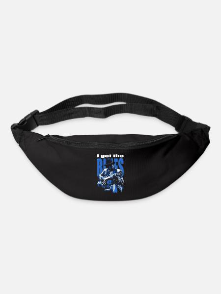 Ich habe den Blues - Gürteltasche - Schwarz