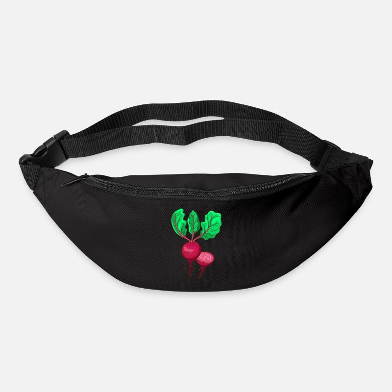 Betteraves rouges betteraves - Sac banane - noir
