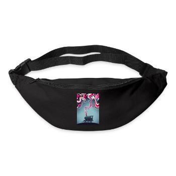 Locomotive Railway Train driver Vehicle Railway Steam locomotive - Bum bag - black - Front