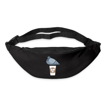 Ami Pigeon Café Ami - Sac banane - noir - Devant