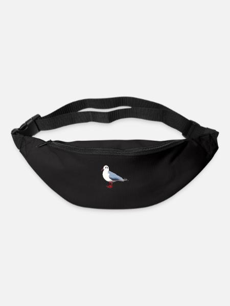 Möwe - Gürteltasche - Schwarz