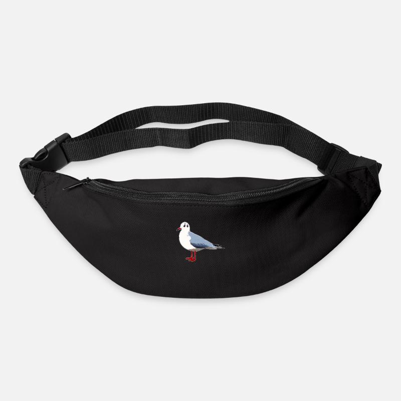 Möwe - Gürteltasche - Schwarz