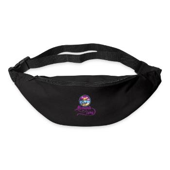 Sun and Palms beach summer sundown purple moment - Bum bag - black - Front