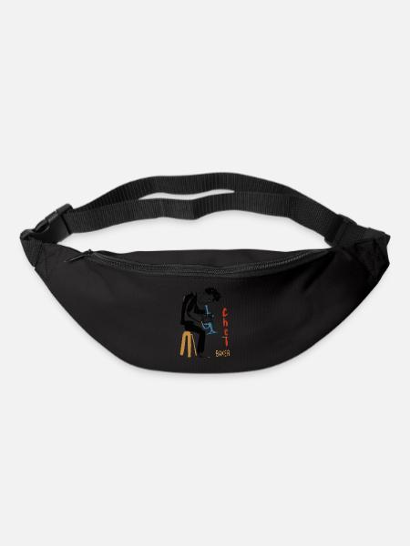 Chet Baker trompette - Sac banane - noir