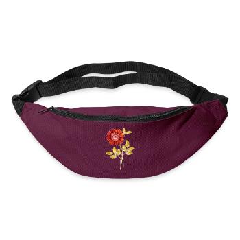 Colorful flower - Bum bag - burgundy - Front