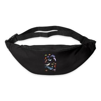 Algue HAARZO - Sac banane - noir - Devant