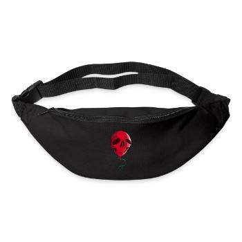 Crâne de ballon - Sac banane - noir - Devant